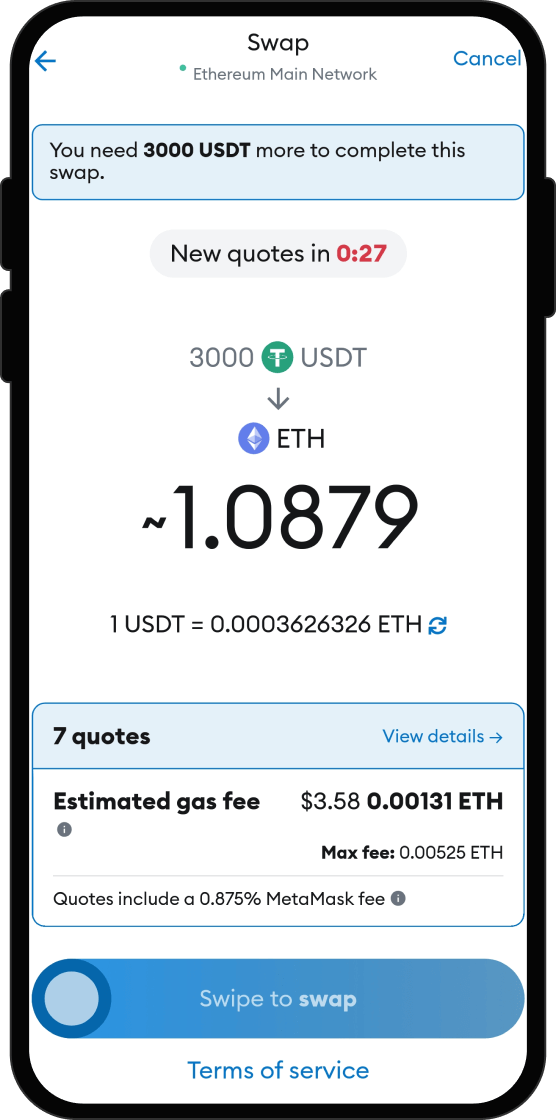 Swap Your USDT for AltSwitch